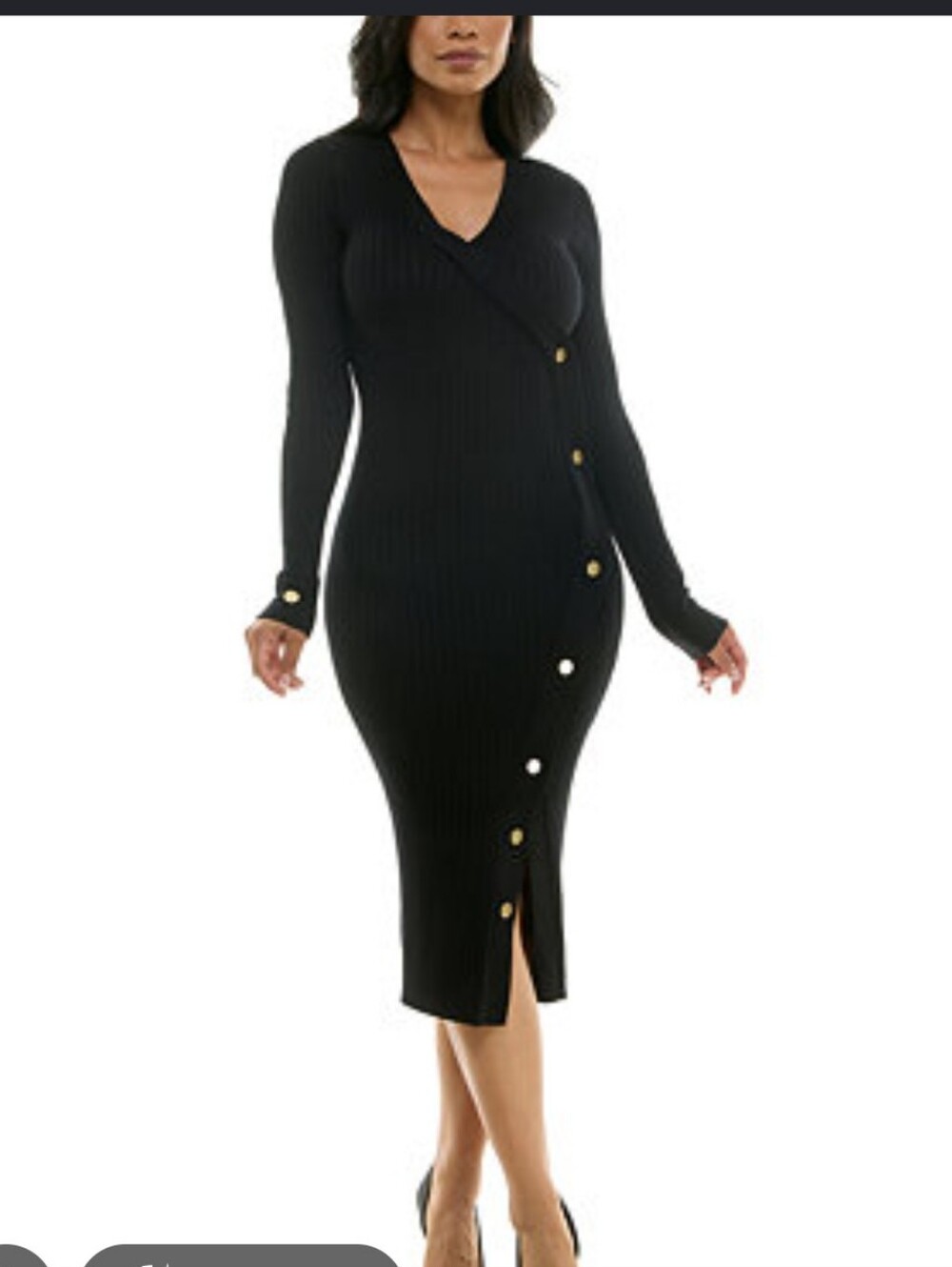BCX RIBBED DRESS. NWT